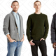 501 Original Fit Jeans, $36 | Presidio Sweater, $89 | Ribbed Crew Sweater, $54 | Down Mason Puffer, $119